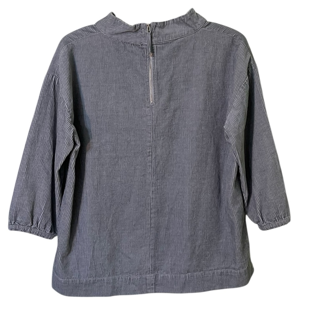 POETRY Hemp-Organic Cotton-Yak Yak funnel neck corduroy top. Size 8 GUC - Picture 7 of 10